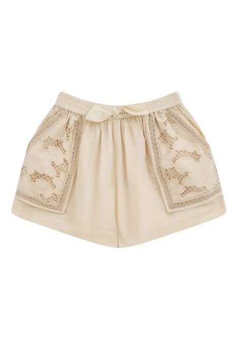 Shorts con pizzo ZIMMERMANN KIDS | 3865ASS252TEA